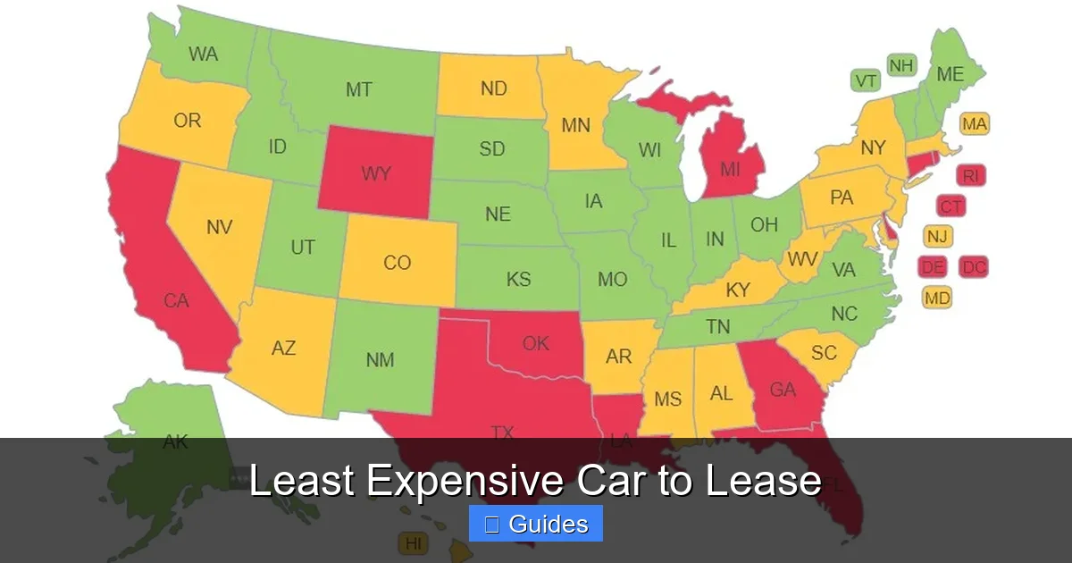 Least Expensive Car to Lease