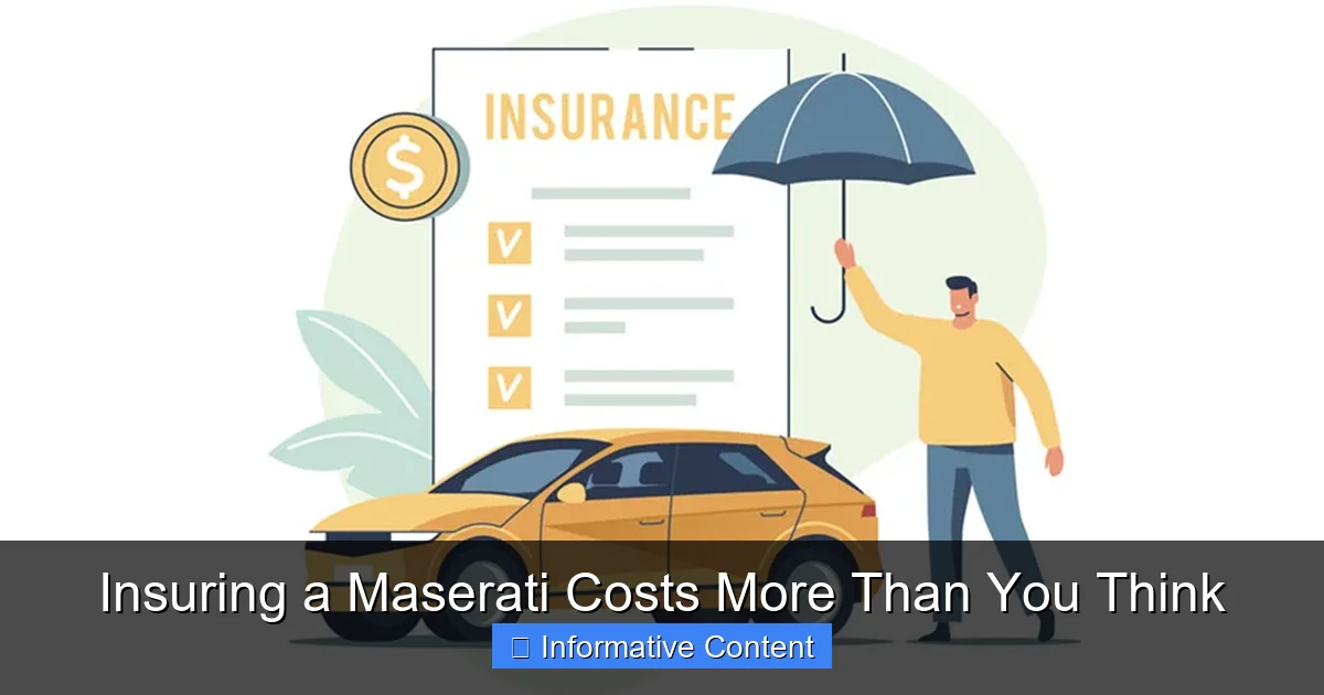 Insuring a Maserati Costs More Than You Think