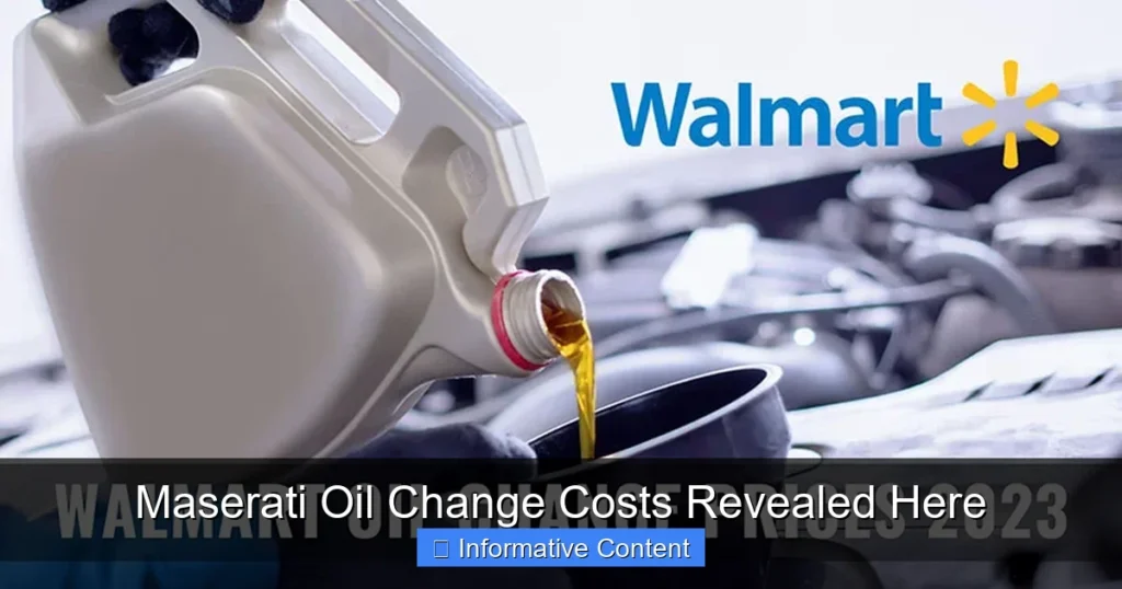 Maserati Oil Change Costs Revealed Here