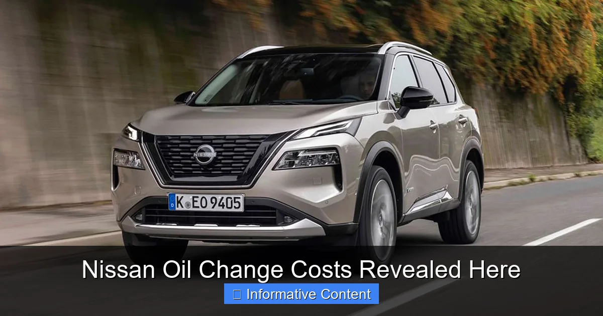 Nissan Oil Change Costs Revealed Here