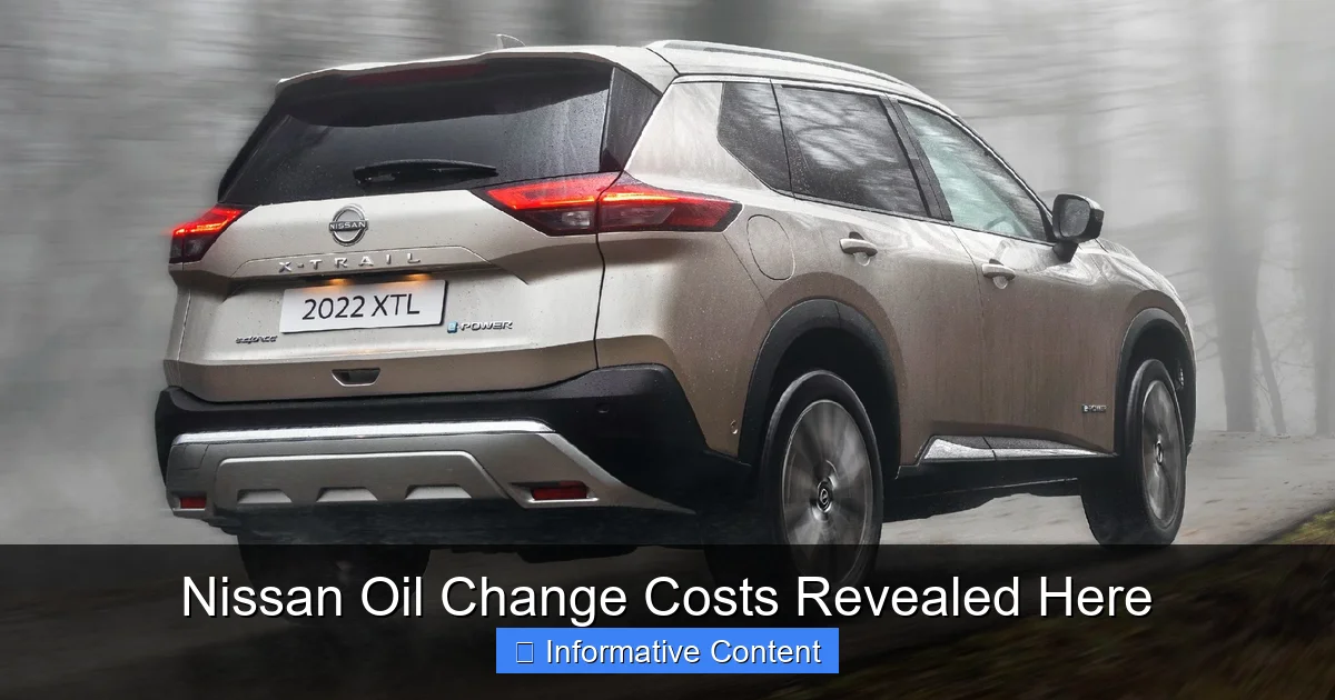 Nissan Oil Change Costs Revealed Here
