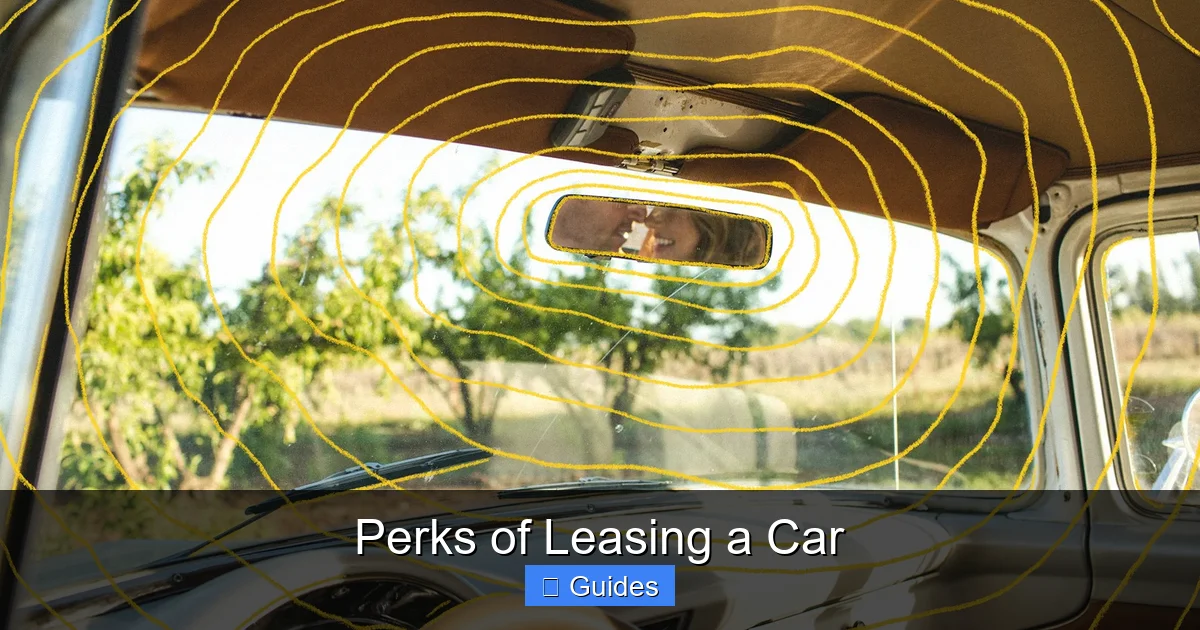 Perks of Leasing a Car