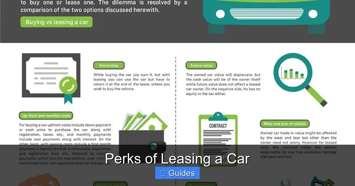 Perks of Leasing a Car