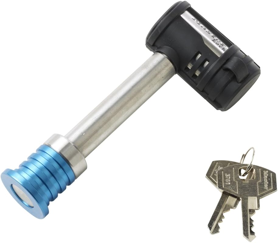 Master Lock Stainless Steel Locking Receiver Pin for 5/8-Inch Trailer 