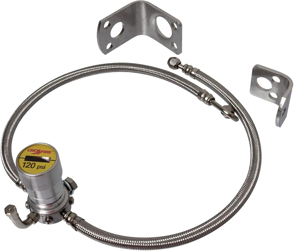 Crossfire Dual Tire Pressure Equalization System, 120 PSI, one per pkg