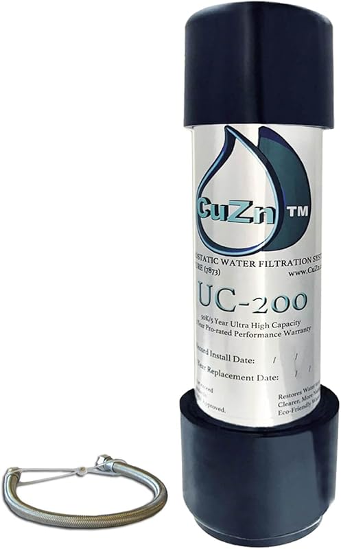 CuZn Under Sink Water Filter That Reduces PFAS, Lead, and Chlorine for