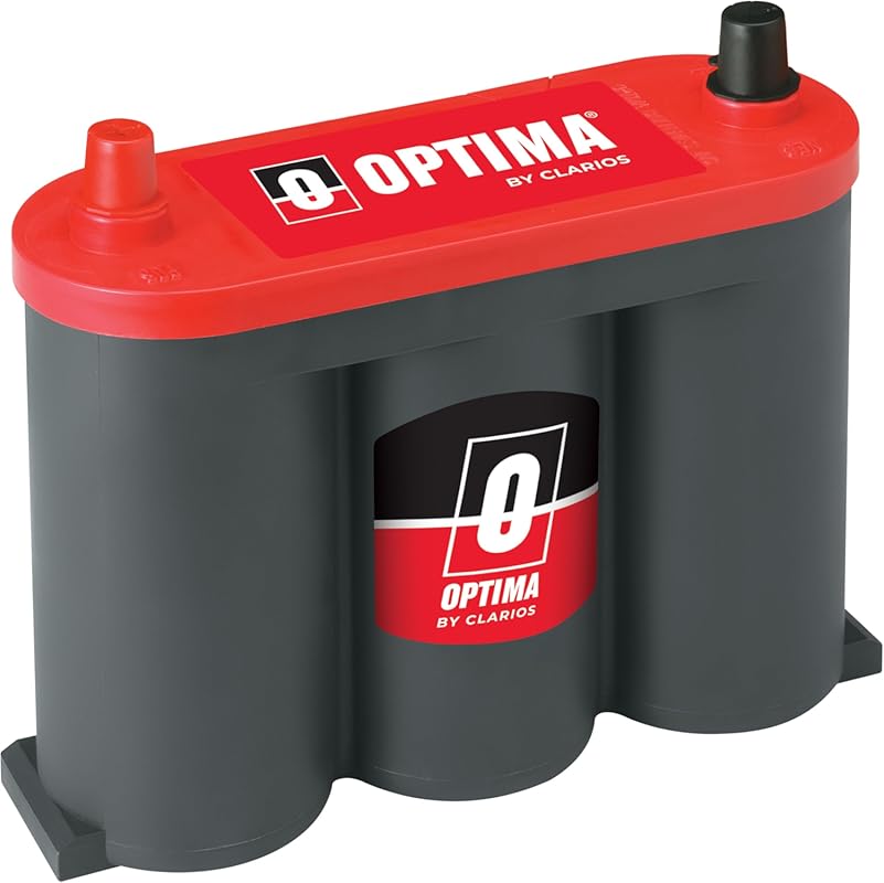 Optima 6V RedTop Sealed AGM Battery with 800 CCA and SAE Terminal for 