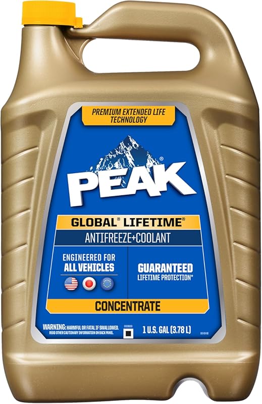 PEAK Global Lifetime Concentrate Antifreeze and Coolant for Classic Ca