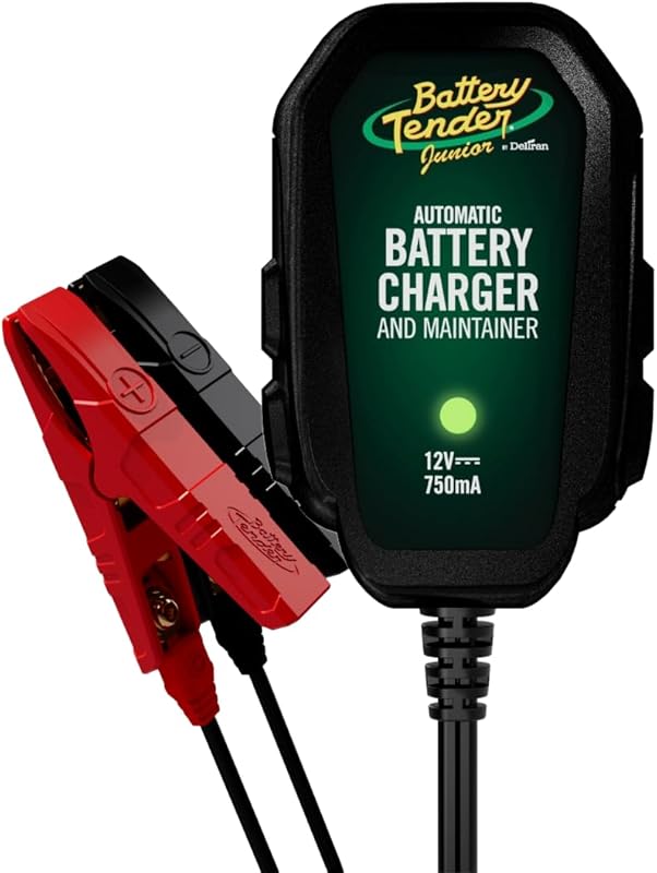 Battery Tender Junior 12V Automatic Charger and Maintainer for Motorcy