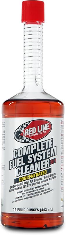Red Line SI-1 Complete Fuel System Cleaner for Injectors, Carburetors,