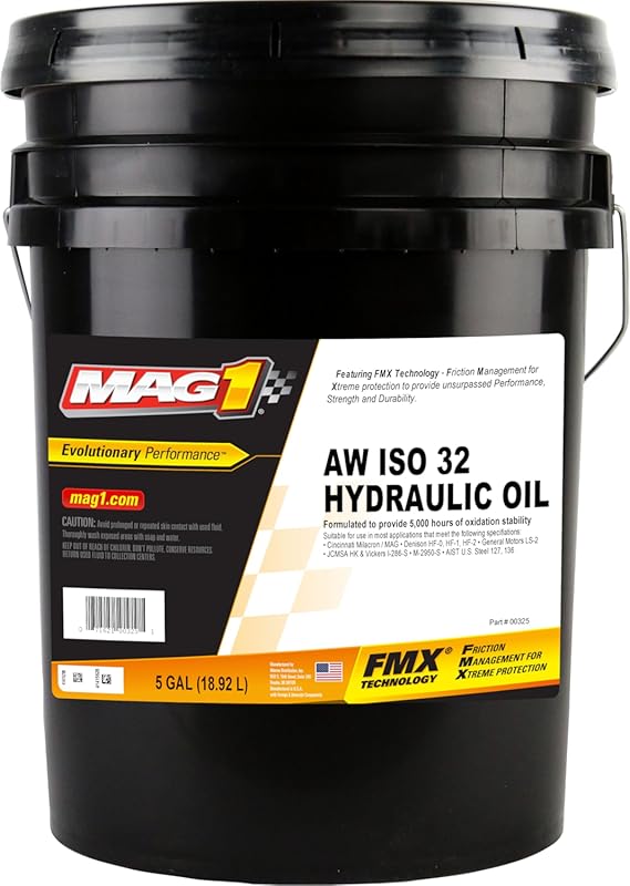 MAG 1 AW ISO 32 Hydraulic Oil for Machinery in 5 Gallon Container