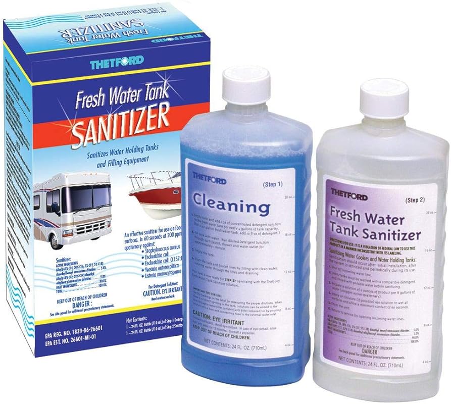 Thetford Fresh Water Tank Sanitizer and Detergent Treatment (2-Pack, 2