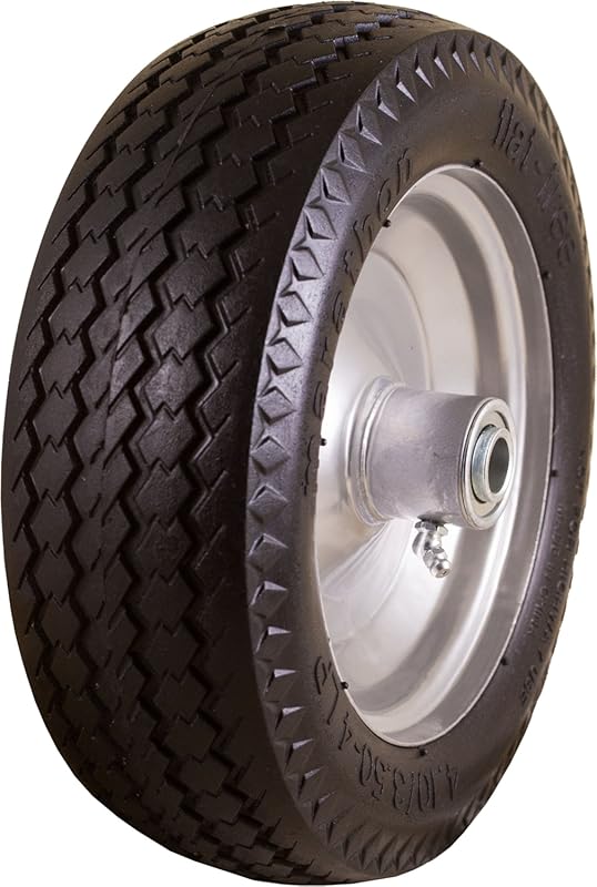 Marathon 4.10/3.50-4 Inch Flat-Free Tire for Hand Trucks and All-Purpo