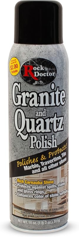 Rock Doctor Granite Polish Spray for Tile Marble and Natural Stone Sur