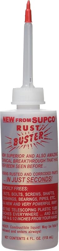 Supco MO44 Rust Buster Liquid Penetrating Oil for Plumbing Fixtures, R