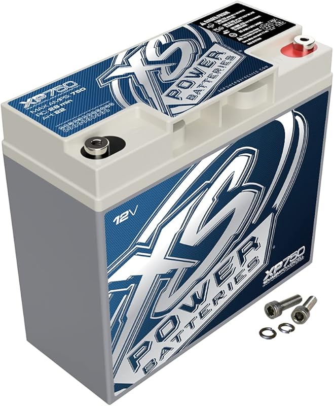 XS Power XP750 12V 750 Amp AGM Supplemental Battery for Car Audio Syst