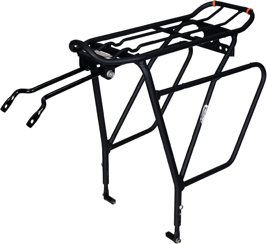 Ibera Adjustable Bike Touring Carrier for Disc Brakes and 26 to 29 Inc