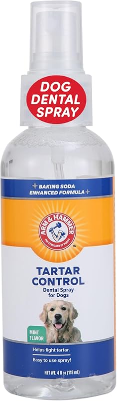 Arm and Hammer Mint Dental Spray for Dogs Controls Tartar and Freshens