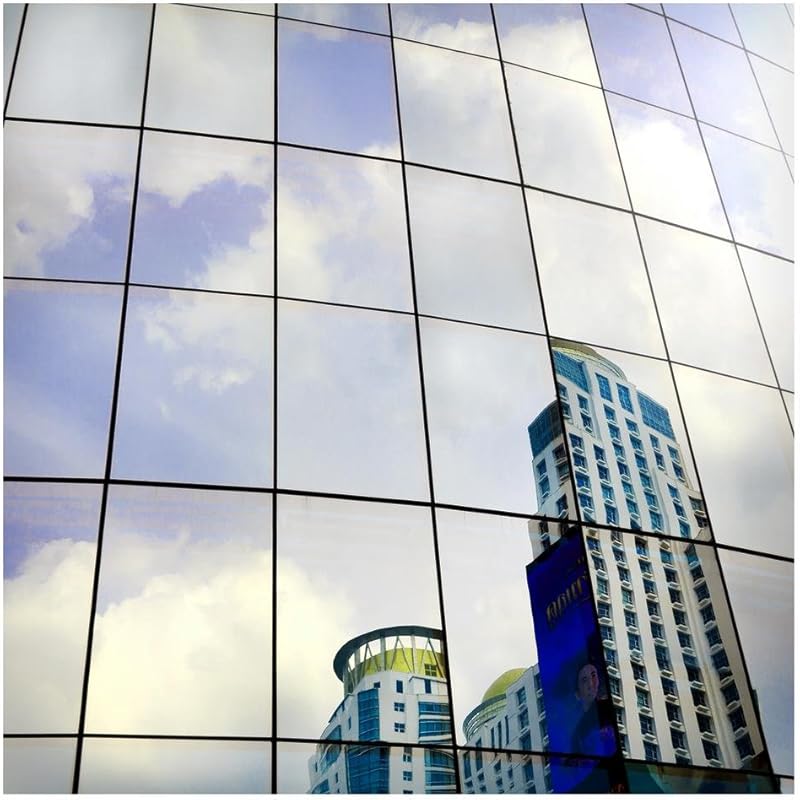 BDF S05 Silver One-Way Mirror Window Film for Heat Control and Privacy