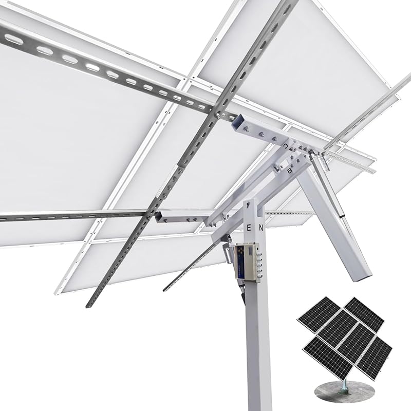 ECO-WORTHY Dual Axis Solar Tracker Kit with Controller for Ground Moun