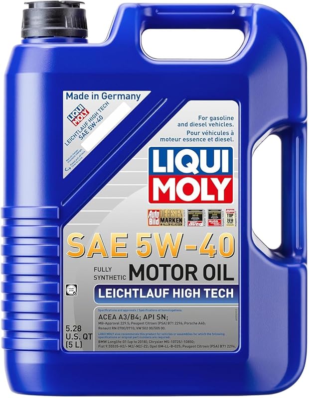 Liqui Moly Leichtlauf High Tech 5W-40 Synthetic Oil for Sprinter Diese