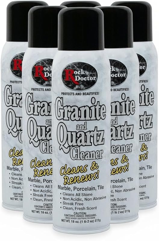 Rock Doctor Granite and Quartz Cleaner Spray for Stone Surfaces Streak