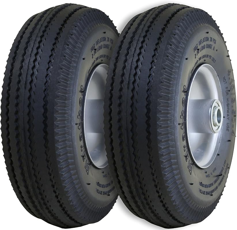 Marathon 02310 4.10/3.50-4 Inch Pneumatic Air Tires on Wheels for Hand