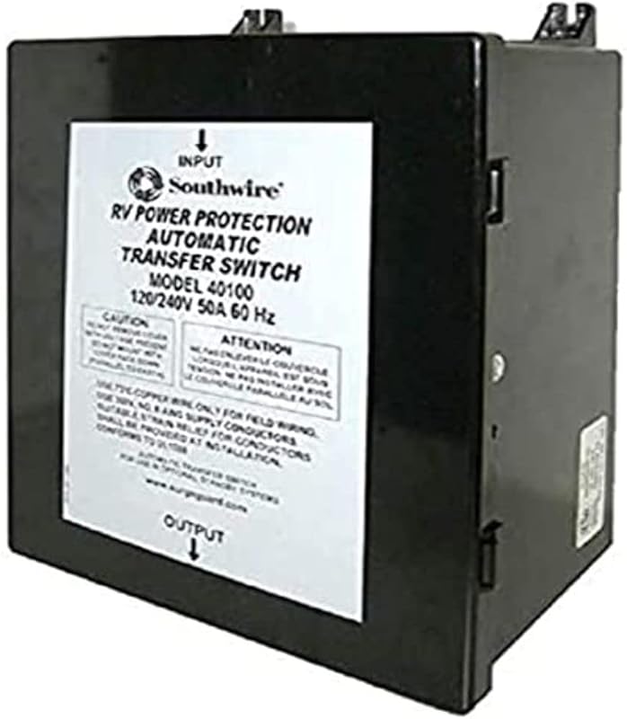 Technology Research Surge Guard 50 Amp Automatic Transfer Switch with 