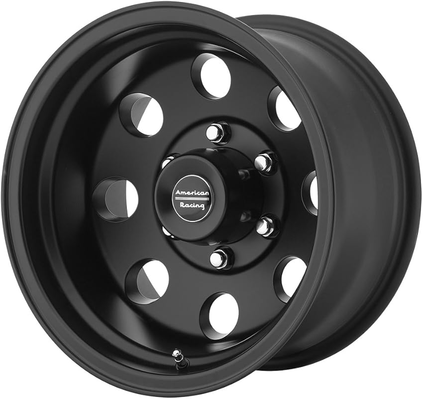 American Racing AR172 BAJA 15x7 Satin Black Wheel with 5x5.0 Bolt Patt