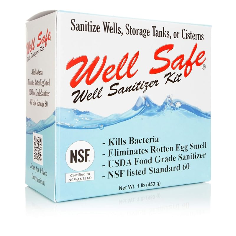 Well Sanitizer Kit Improves Water Smell and Taste for Wells and Tanks 