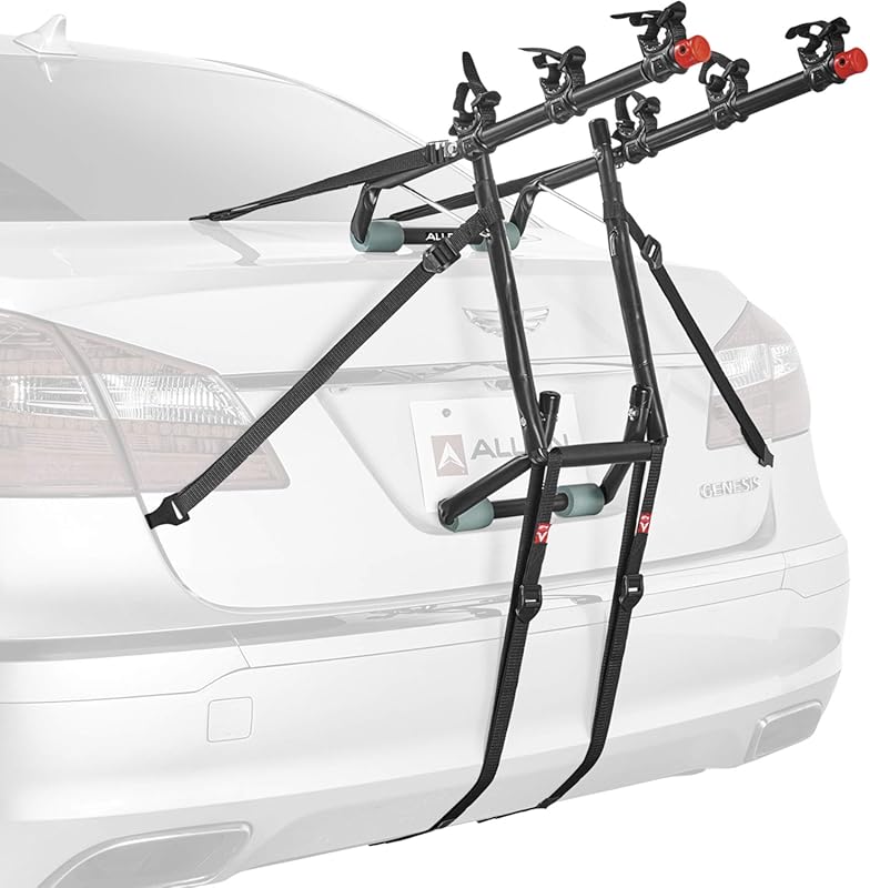 Allen Sports Deluxe Trunk Mount 3-Bike Carrier, Model 103DN-R, Black