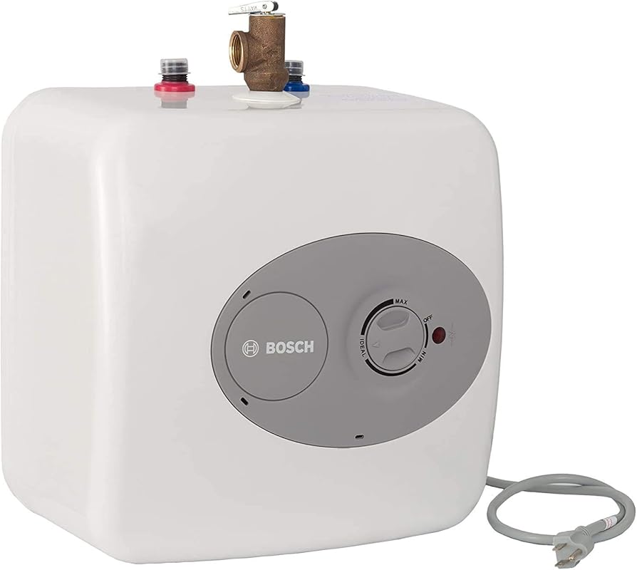 Bosch ES4 4-Gallon 120V Electric Mini-Tank Water Heater for Wall or Fl