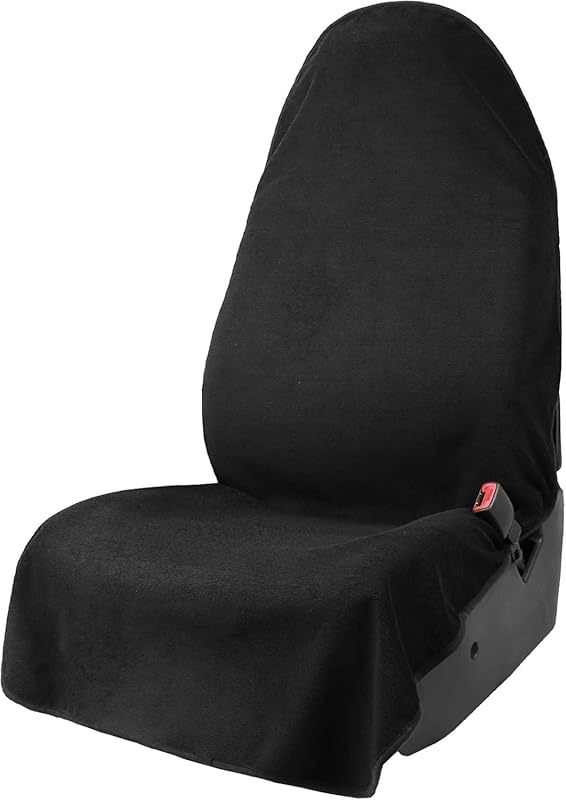 Leader Accessories Black Waterproof Sweat Towel Seat Cover Universal N