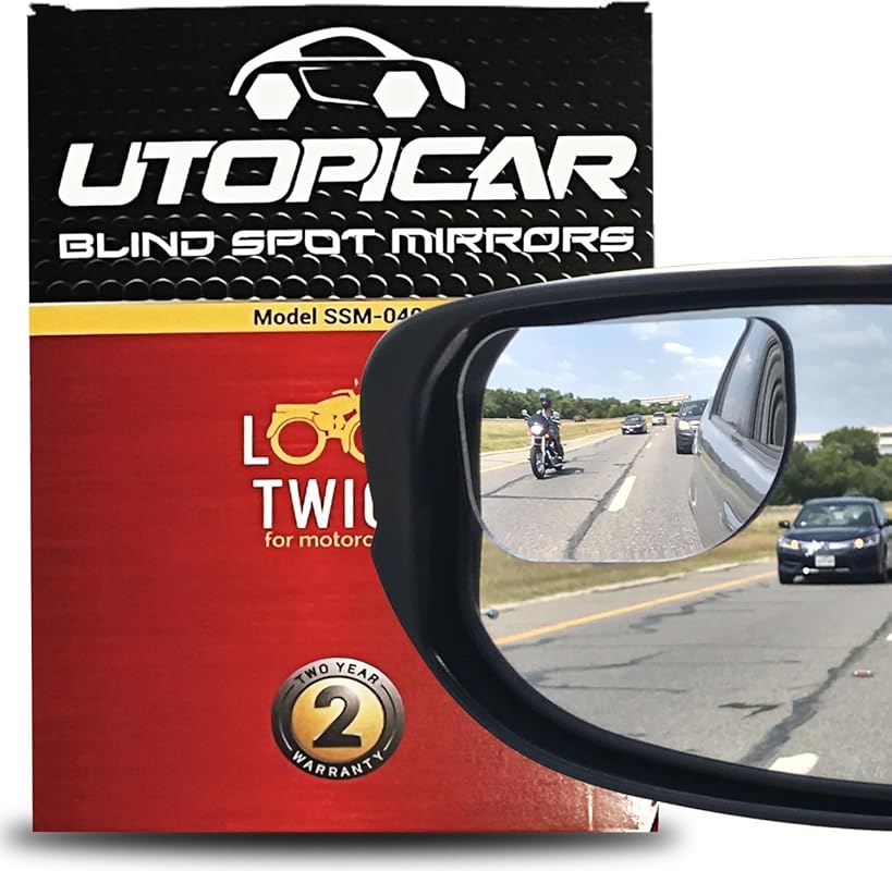 XLarge Blind Spot Convex Mirrors for Cars with Rear View and Safety in