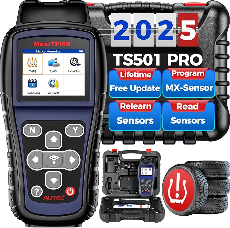 The Autel MaxiTPMS TS501 PRO is a TPMS relearn tool that can activate 