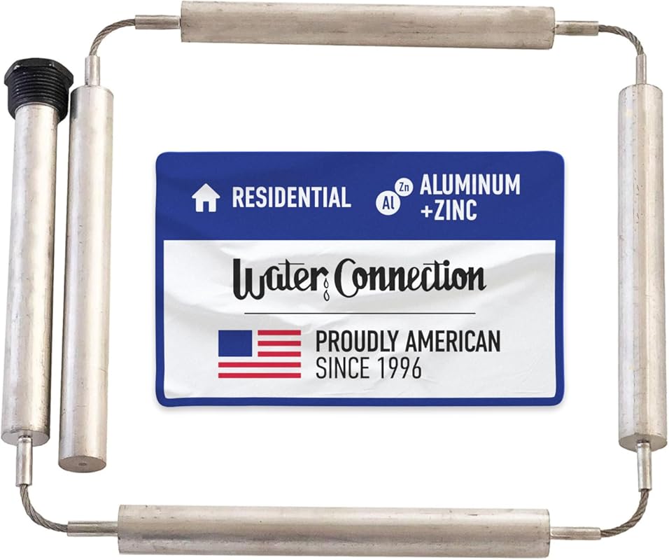 Water Connection Flexible Aluminum Zinc Anode Rod Eliminates Rotten Eg