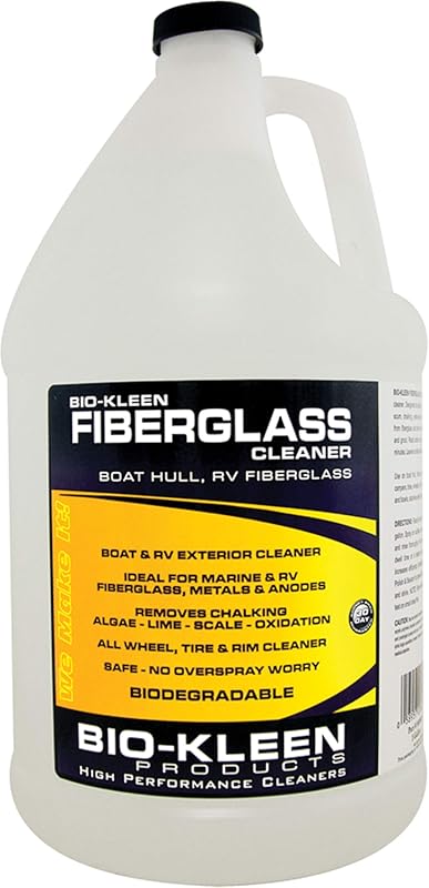 Biokleen Fiberglass Cleaner is a concentrated gallon solution for effe