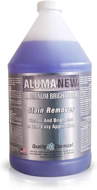 Aluminum Brightener and Stain Remover Cleaner & Restorer Made in the U