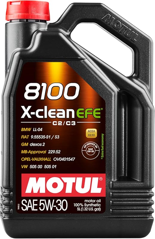 Motul 8100 X-clean EFE 5W-30 Full Synthetic Oil for Sprinter Diesel En