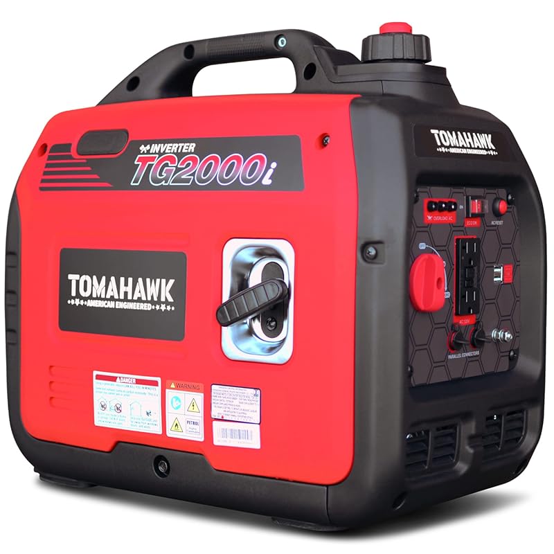 TOMAHAWK 2000 Watt Inverter Generator Super Quiet Portable Power For R