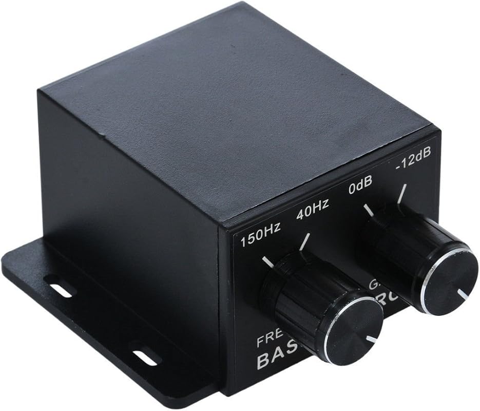 Nobsound car amplifier bass control knob with sub gain equalizer and f