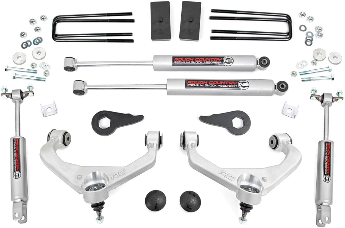 Rough Country 3.5-Inch Lift Kit for 2011-2019 Chevy and GMC 2500/3500 