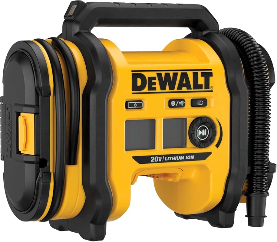 DEWALT 20V MAX Portable Air Compressor with Automatic Shut-Off for Tru