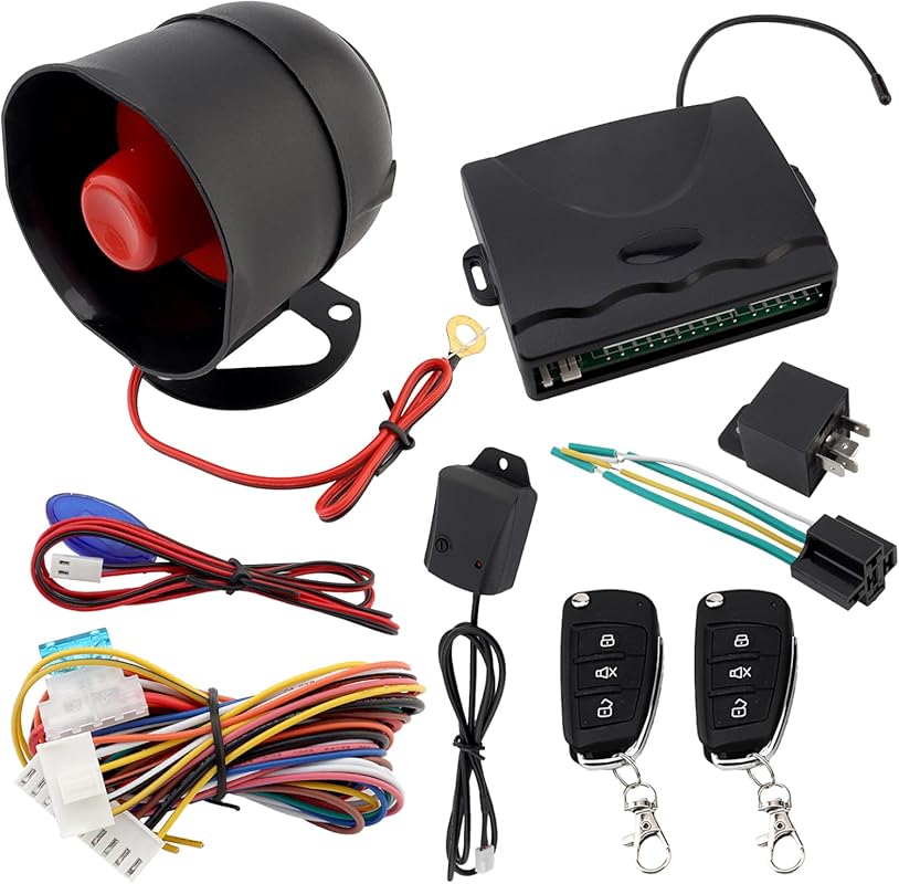 Universal 12V Auto Car Alarm Keyless Entry System with Remote Control 