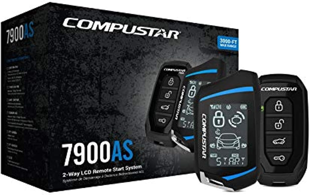 Compustar CS7900-AS 2-Way Remote Start and Alarm System with 3000 Feet