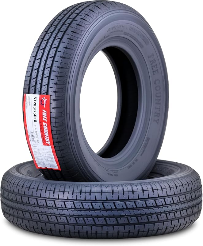 Libra Heavy Duty Trailer Tires ST205/75R15 10-Ply Load Range E Steel B