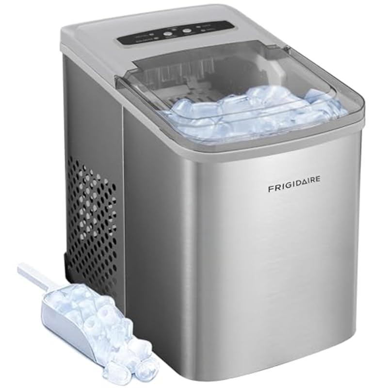 Frigidaire 26 Lbs per Day Portable Compact Maker, Ice Making Machine, 