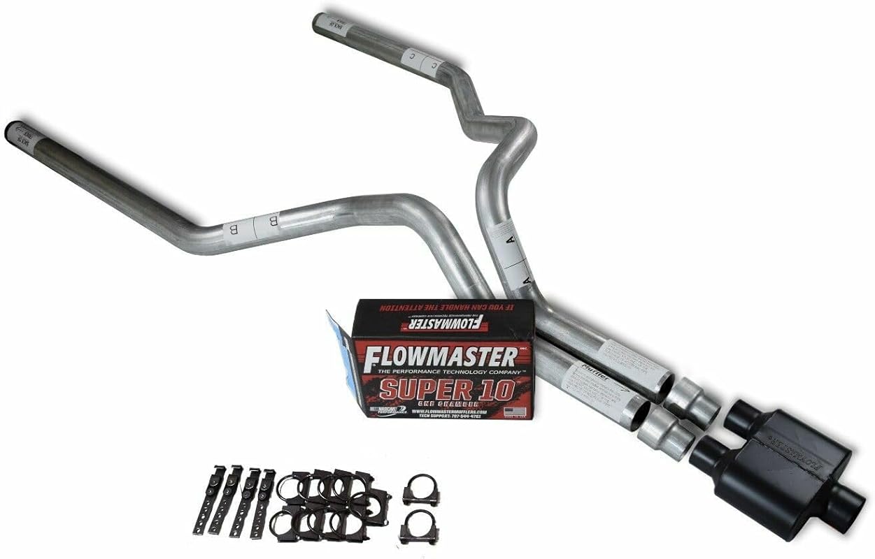 Shopline Dual 3-Inch Exhaust System for 2009-2018 Ram 1500 with Flowma