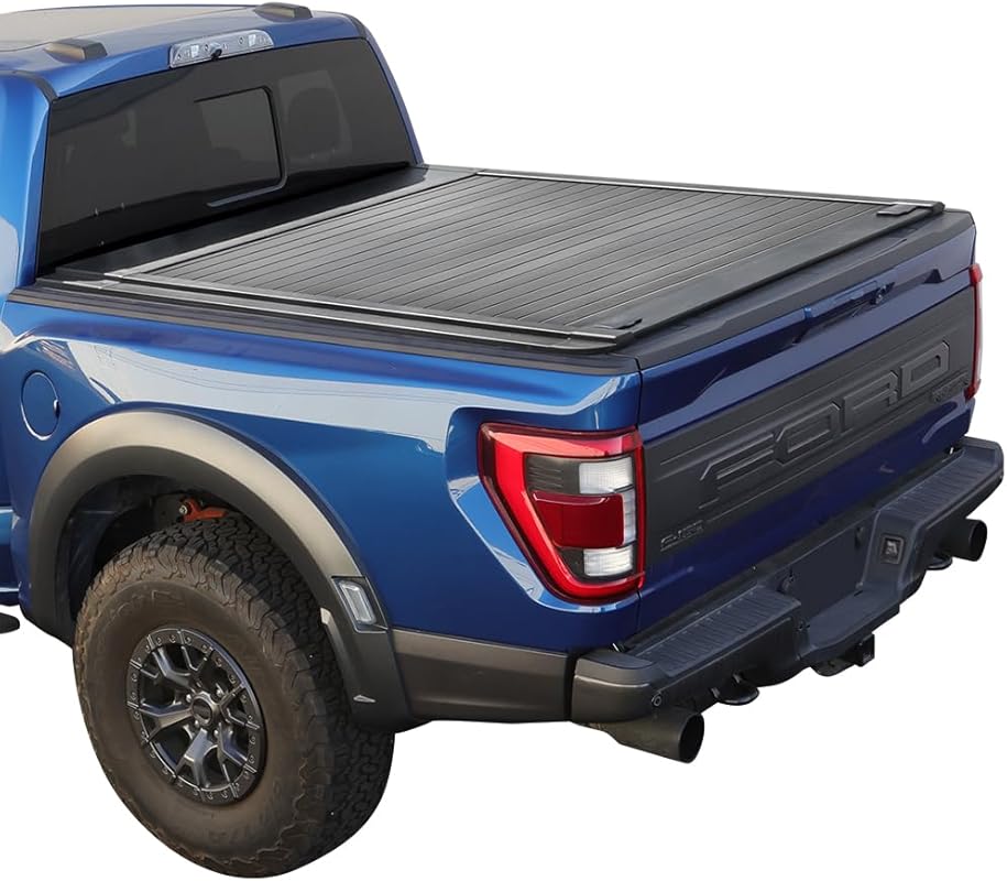 Syneticusa Retractable Hard Tonneau Cover for 2004-2026 Ford F-150 5.6