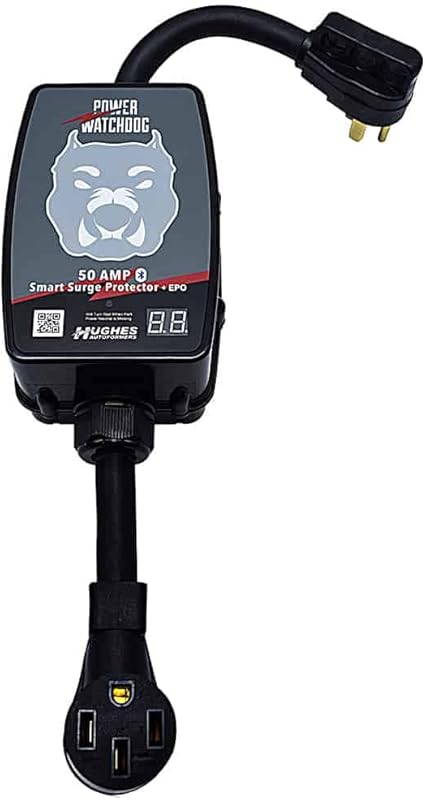 Power Watchdog Smart 50 Amp Portable RV Surge Protector with Bluetooth